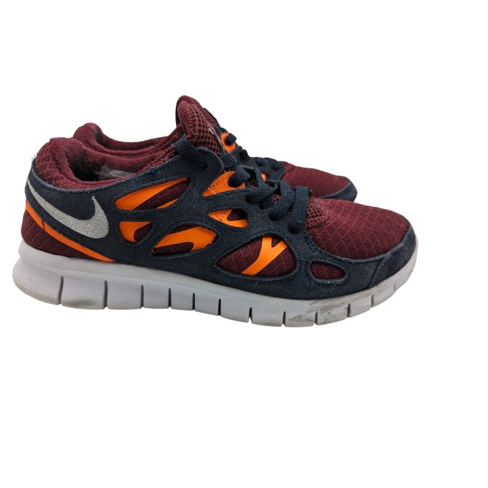 Nike Free Run 2 Burgundy  Women’s 8.5 - DM8915-600 Athletic Running Shoes - Picture 4 of 8